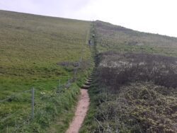 The steep steps at Emmett's Hill