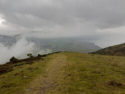 Minehead to Porlock Day 1. Rainy but warm. Good to have finally started. Not too difficult first stretch, 9 miles went by quickly. 